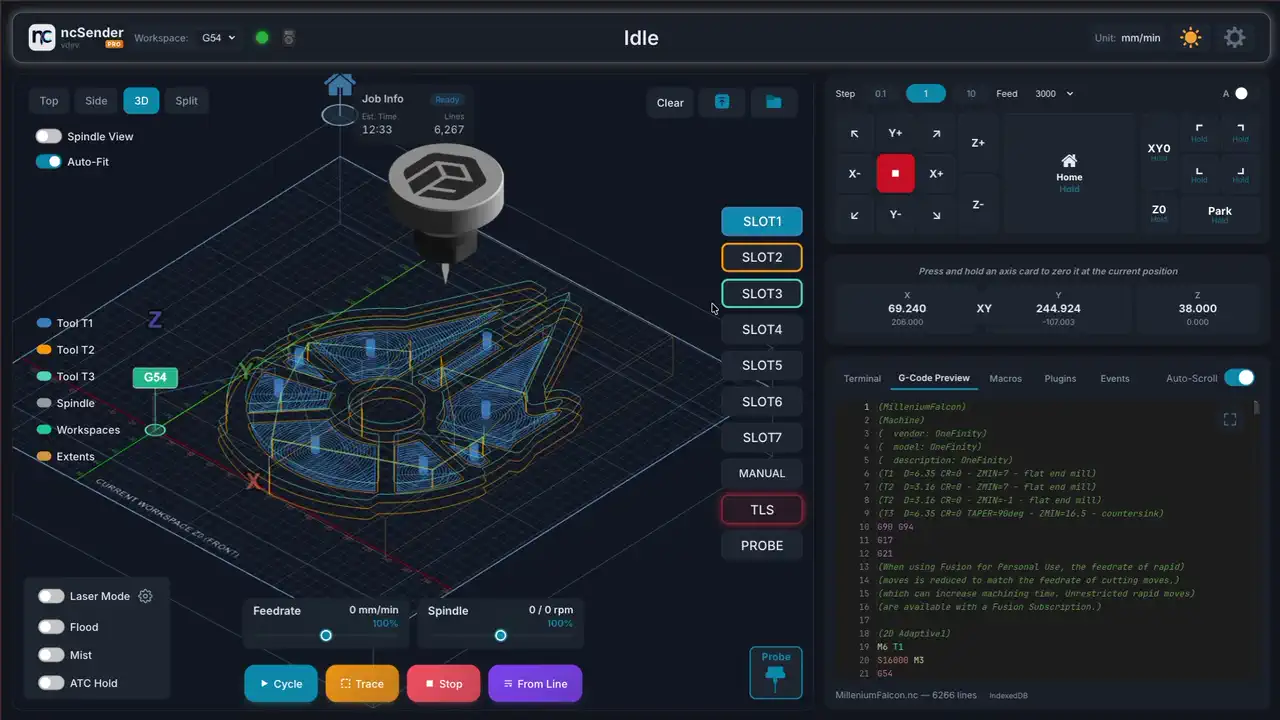 Trace animation